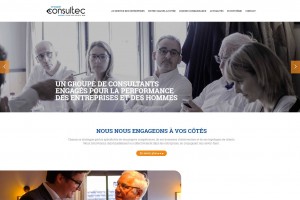Site internet du groupe Consultec.